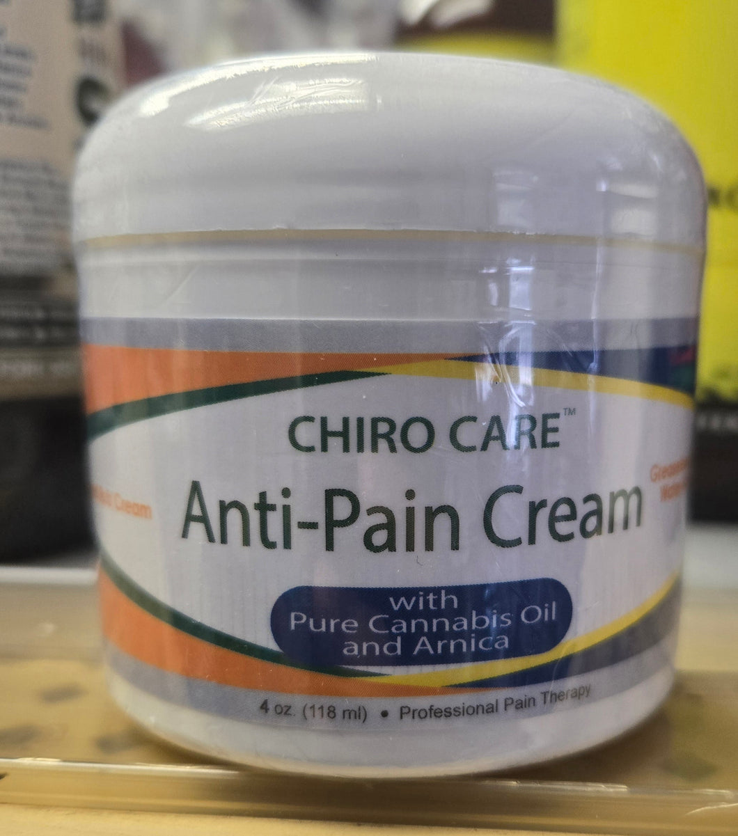 Chiro Care Anti-Pain Cream 4oz.