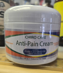 Chiro Care Anti-Pain Cream 8oz