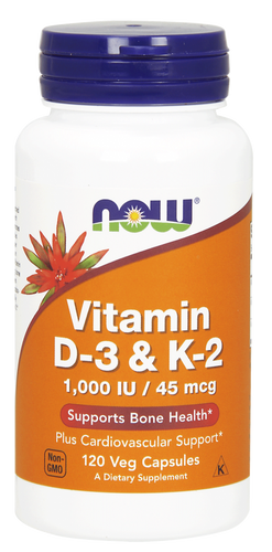 Vitamin D-3 and K-2