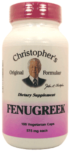 Fenugreek seed capsules