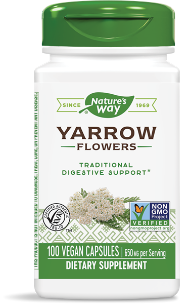 Yarrow flower capsules