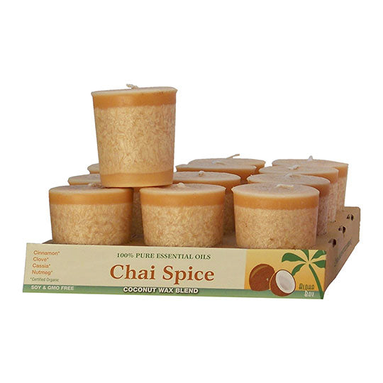 Chai spice Lt. Brown candles