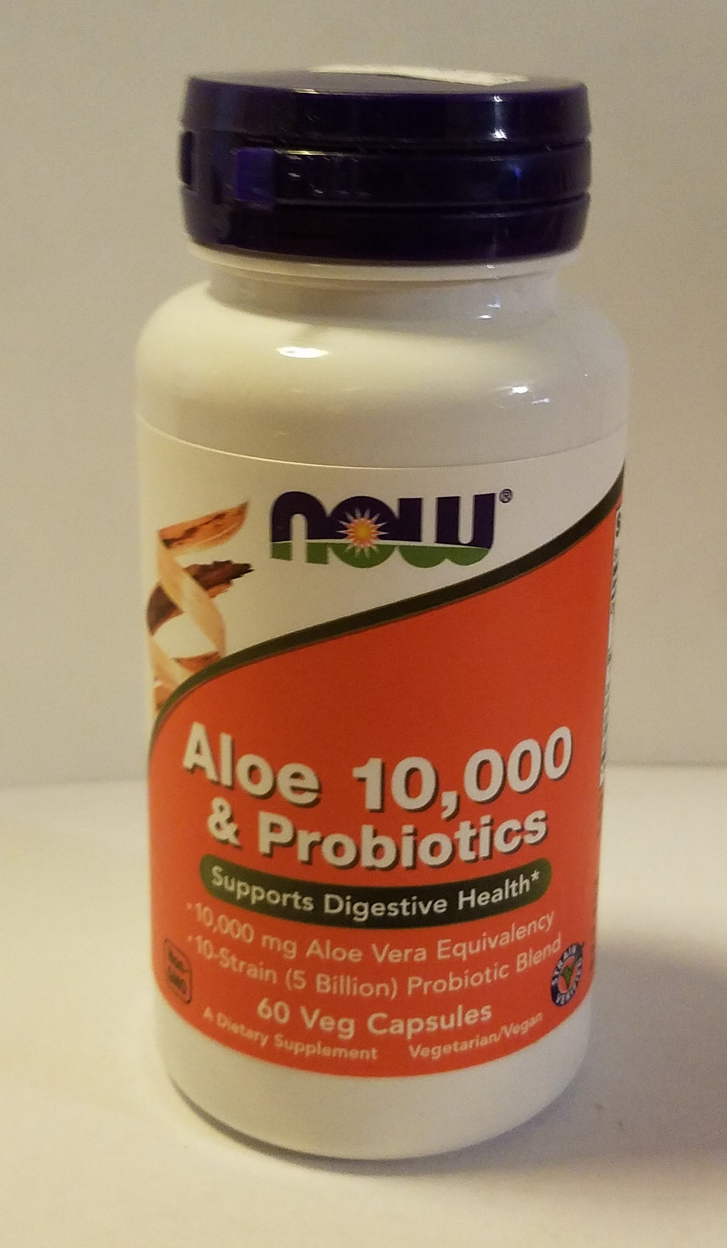 Aloe 10,000 and Probiotics 60 Veggie Capsules
