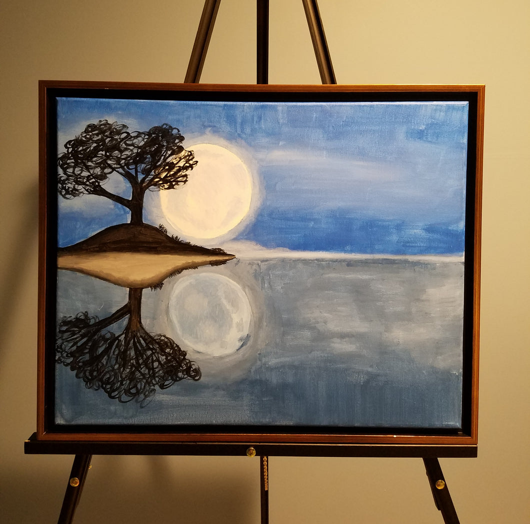 Reflect the night 16x20