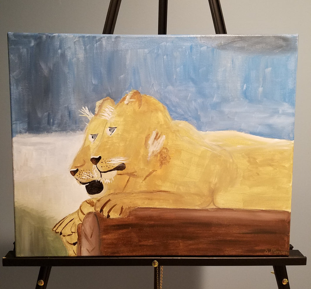 Dawn of the lion 16x20