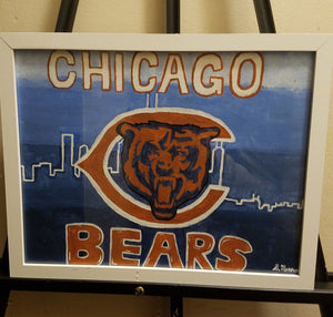 Chicago Bears Chicago Skyline 11x14