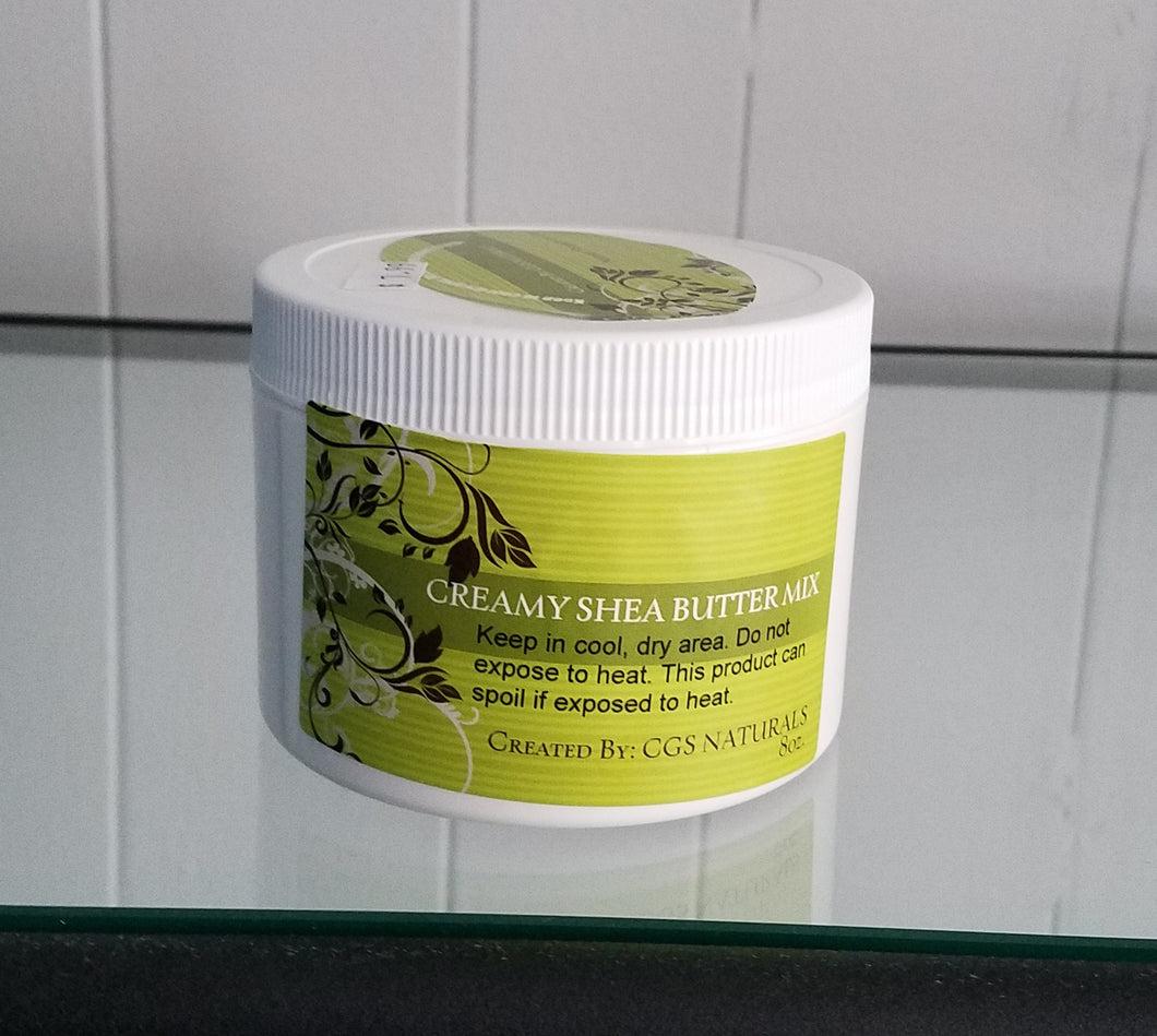 Creamy Shea Butter 8oz.