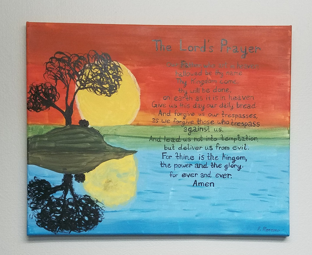 The Lord's Prayer 16x20