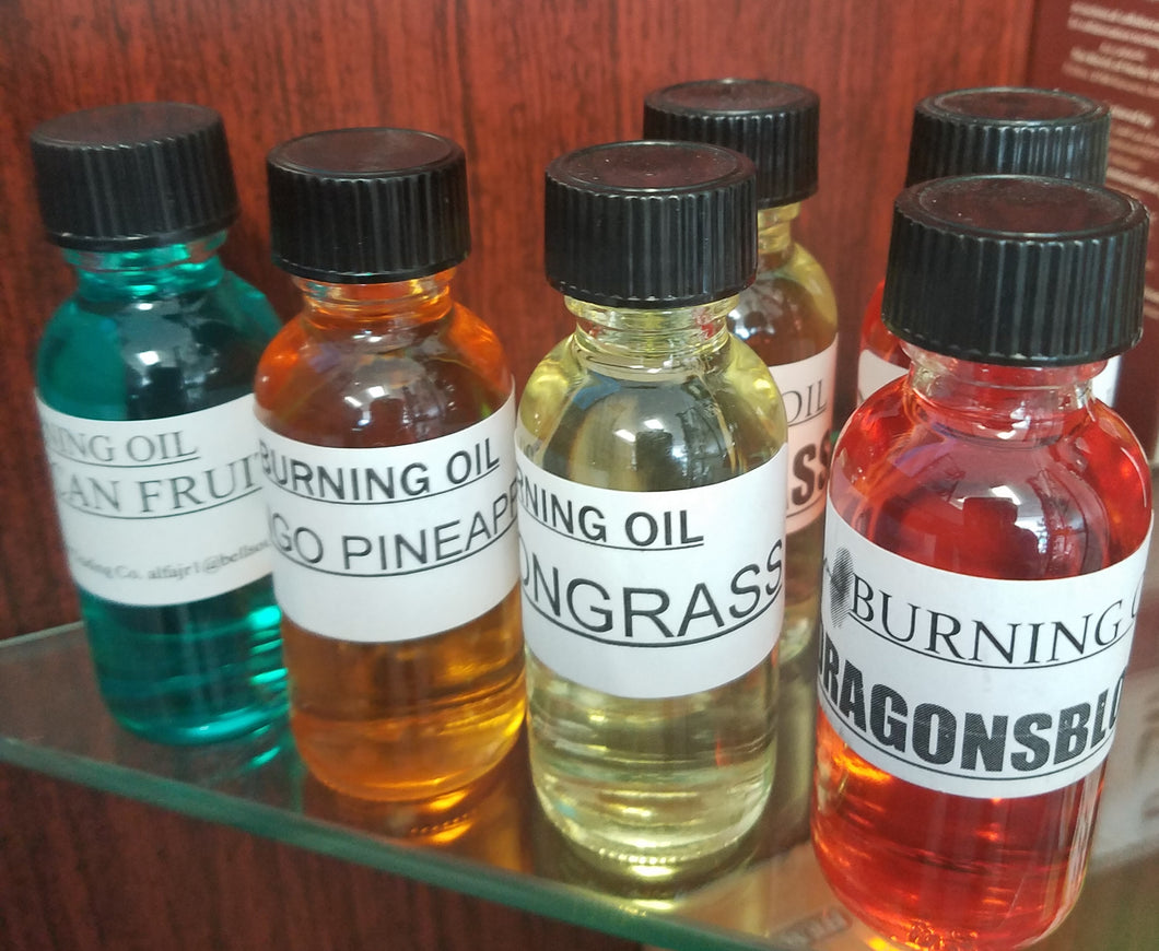 Burning oil 4.99 1oz.(IN STORE PURCHASE ONLY)