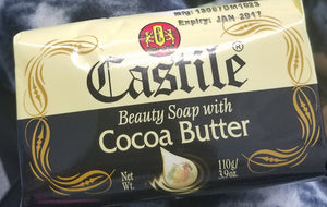Castile soap with cocoa butter