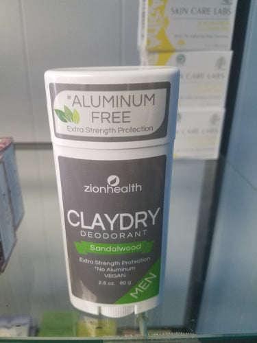 Claydry deodorant sandalwood for men