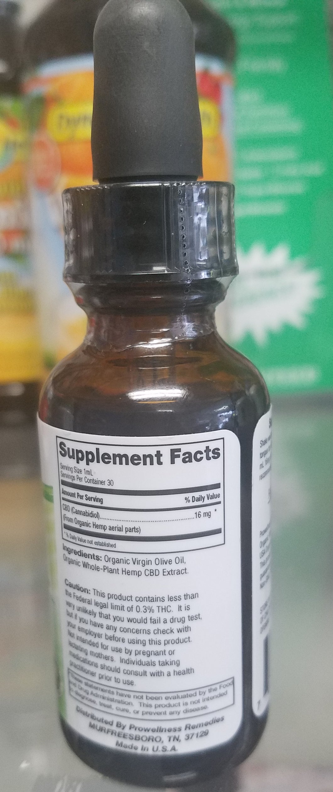 Prowellness Remedies(Ultra Strength) oil 1000mg