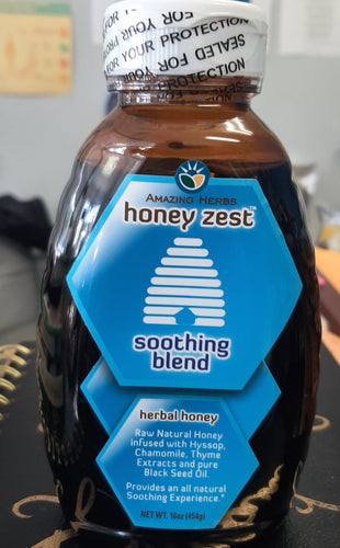 Honey Zest soothing blend(herbal honey)