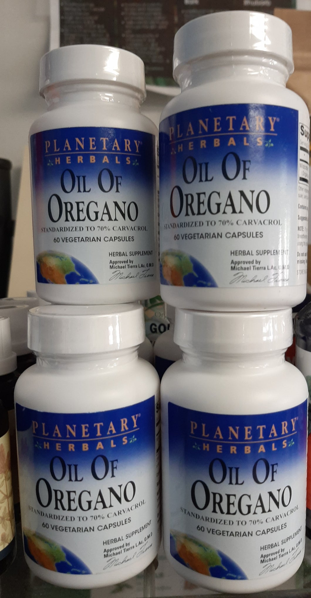 Oil of oregano capsules