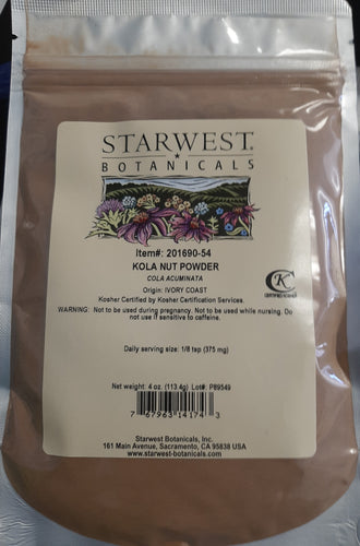 Kola nut powder