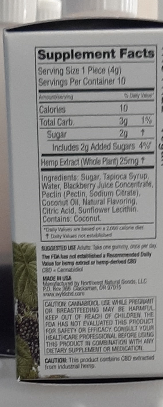 Real-Fruit Infused C Blackberry WYLD