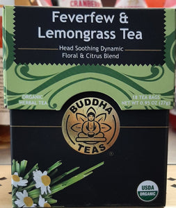 Feverfew and Lemongrass tea