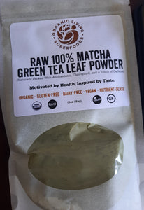 Raw 100% Matcha Green Tea leaf powder 8oz