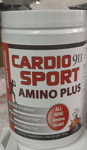 Cardio 911 Sport Amino plus powder