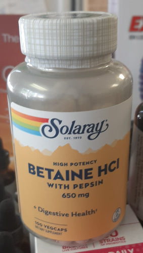 Betaine HCI with pepsin