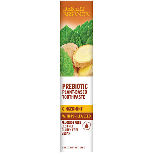 Prebiotic toothpaste gingermint