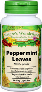 Peppermint leaves capsules