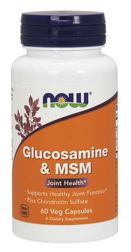 Glucosamine and MSM with chondroitin 60capsules