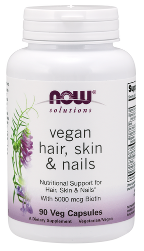 Vegan hair, skin, and nails
