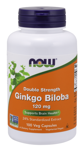Ginkgo Biloba Double Strength NOW