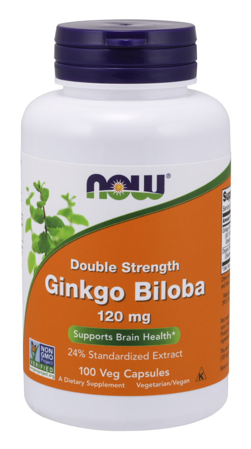 Ginkgo Biloba Double Strength NOW