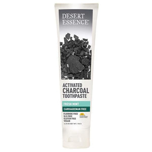 Activated charcoal toothpaste