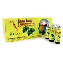 Ginkgo Biloba and Red Panax Ginseng Plus Extract 30 bottles per box