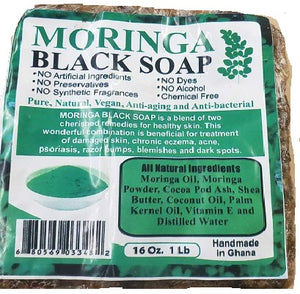 Moringa black soap