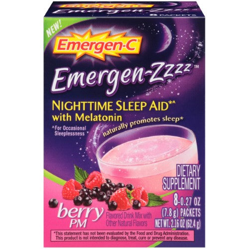 Nighttime Sleep Aid with Melatonin Emergen-C 1pkg (IN STORE PURCHASE ONLY)